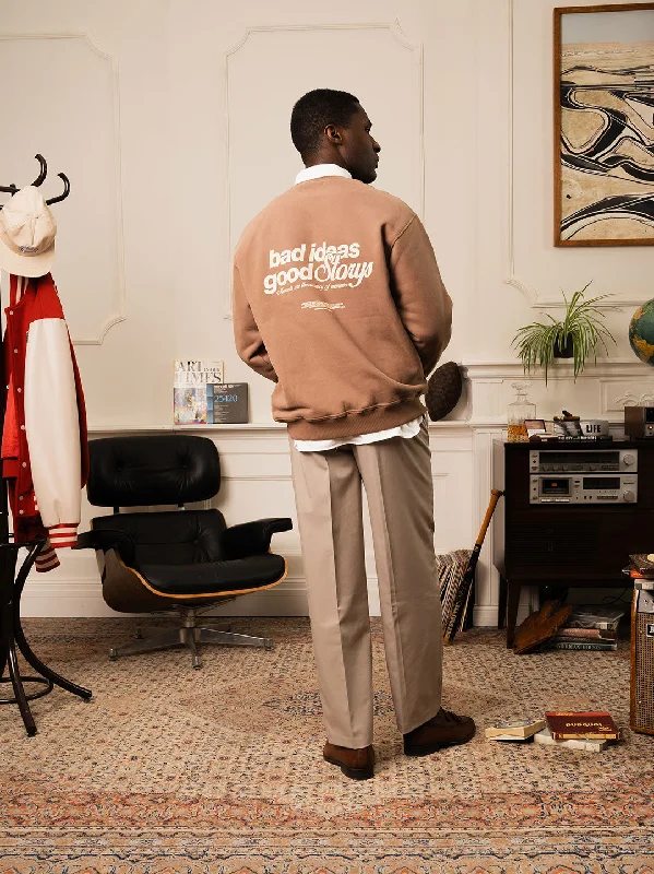 Closeout Bad Ideas Good Storys Oversize Sweatshirt