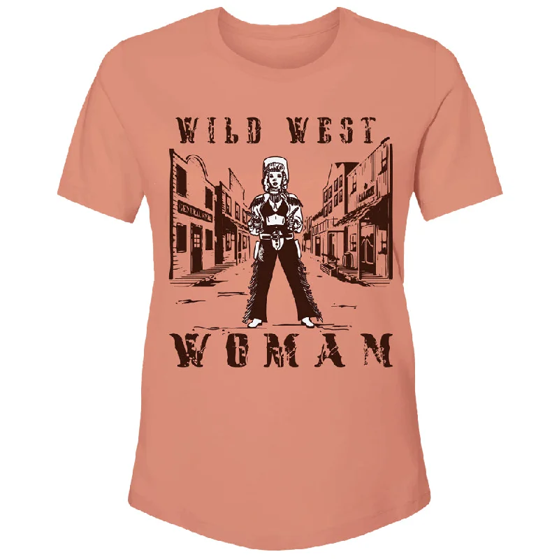 Don't Miss Out "Wild West Women" Terracotta T-shirt