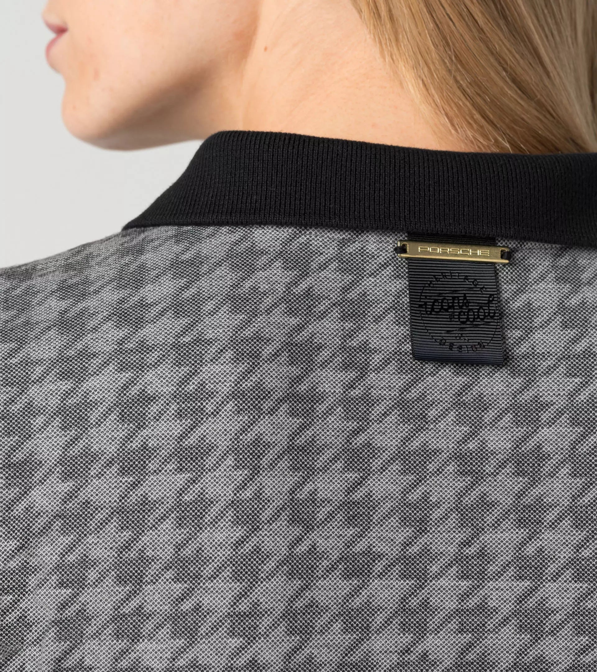 Price Slash Porsche Women's Polo shirt, Houndstooth - Heritage