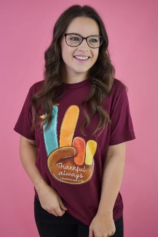 Cash Savings Thankful Turkey Graphic Tee