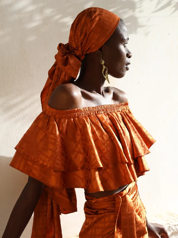 Closeout Wairu Top  - Dhaw Rust