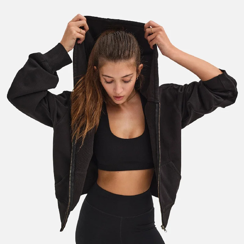 Discount Deals Organic Fleece Zip Hoodie
