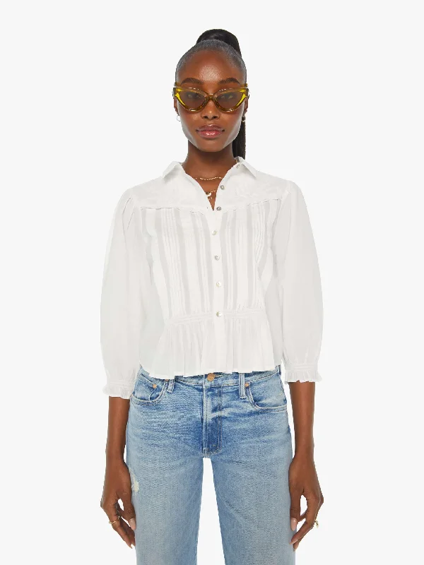 Weekend Deal The Tucks And Gathers - Bright White