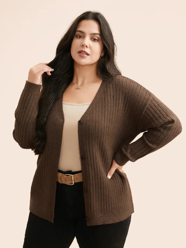 Weekend Bargains to Celebrate Supersoft V-Neck Cable Knit Cardigan
