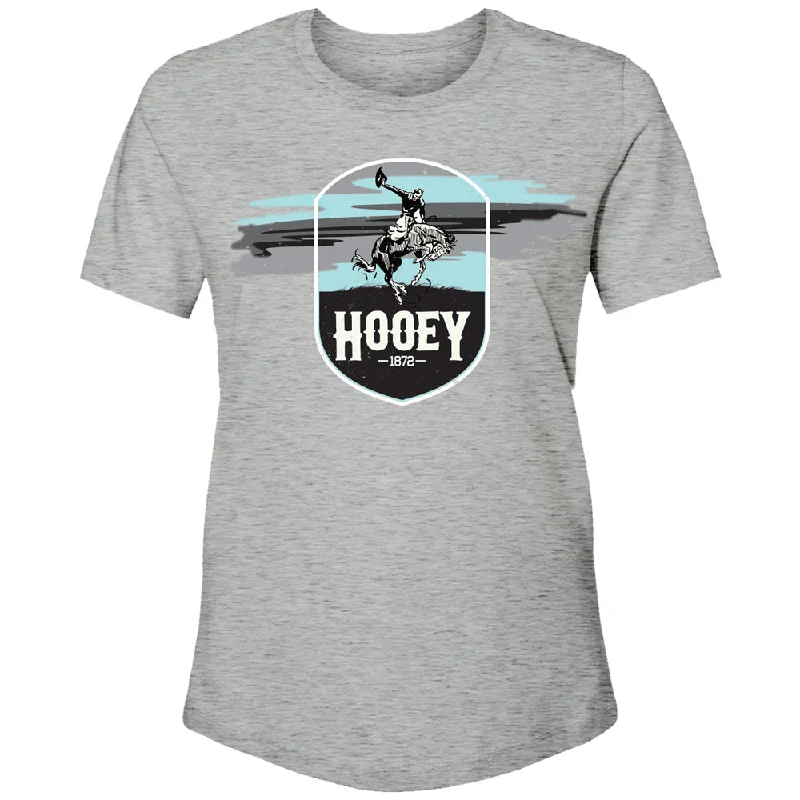 Reduced Prices "Cheyenne Sunset" Grey w/Blue/White Logo T-shirt