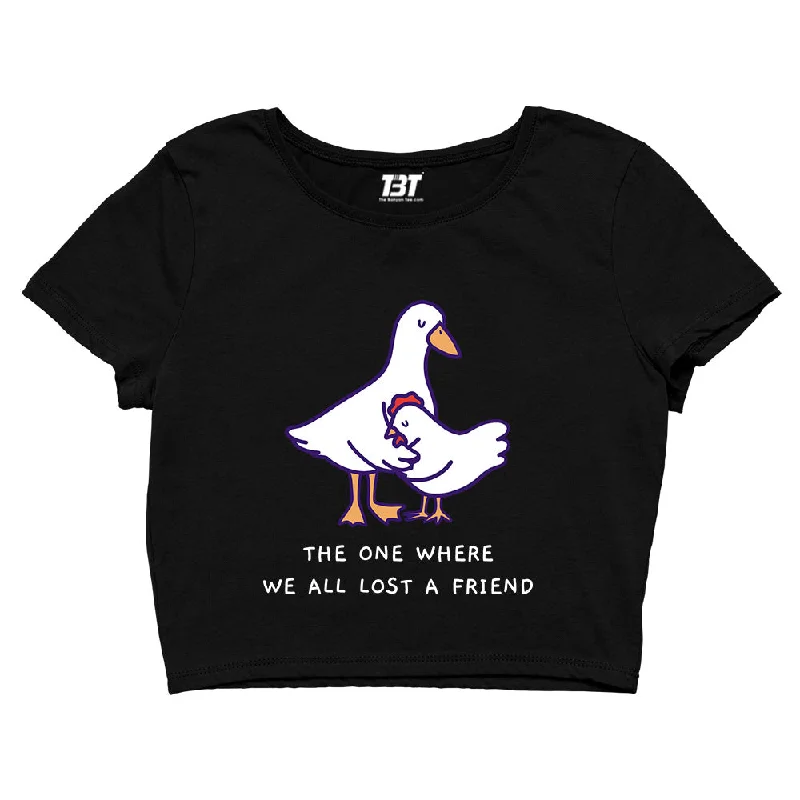 Anniversary Sale Friends Crop Top - Lost A Friend