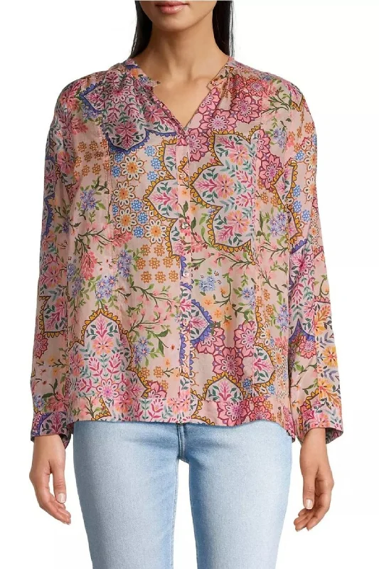 Weekend Bargains Await You SPRING KALANI BLOUSE - C11324A1