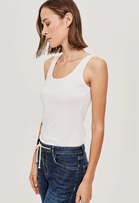 Weekend Bargains to Love OPUS WHITE TANK TOP