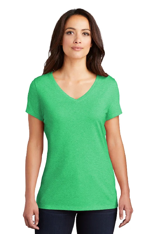 Midnight Madness District Womens Perfect Tri Short Sleeve V-Neck T-Shirt - Green Frost Midnight Madness District Womens Perfect Tri Short Sleeve V-Neck T-Shirt - Green Frost