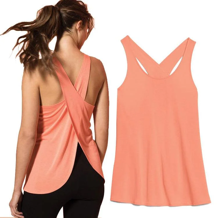 Buy More, Save More B-ACTIVE VERSATILE OPEN BACK TANK TOP