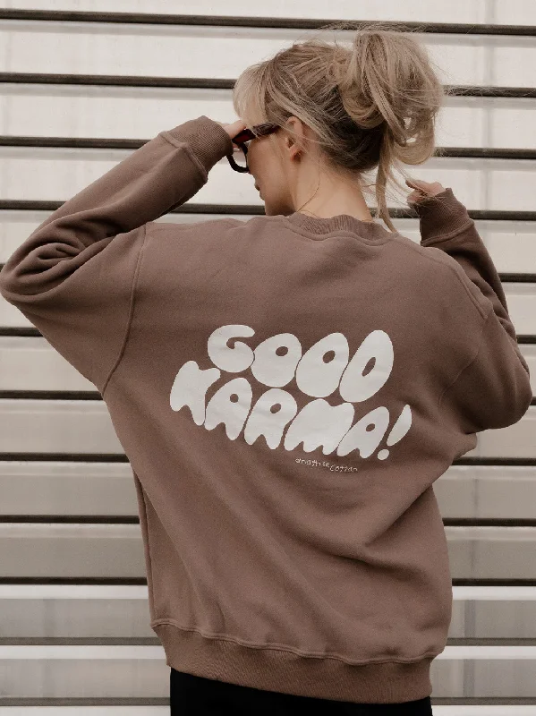 Super Sale Good Karma Heavy Oversize Sweatshirt