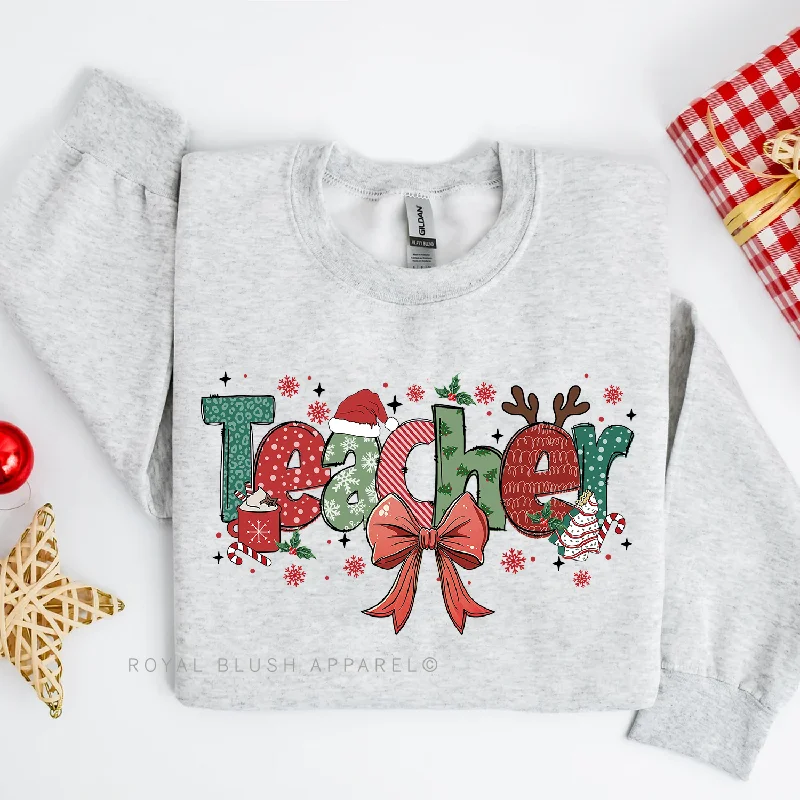 Lowest Price Teacher Christmas Sweatshirt
