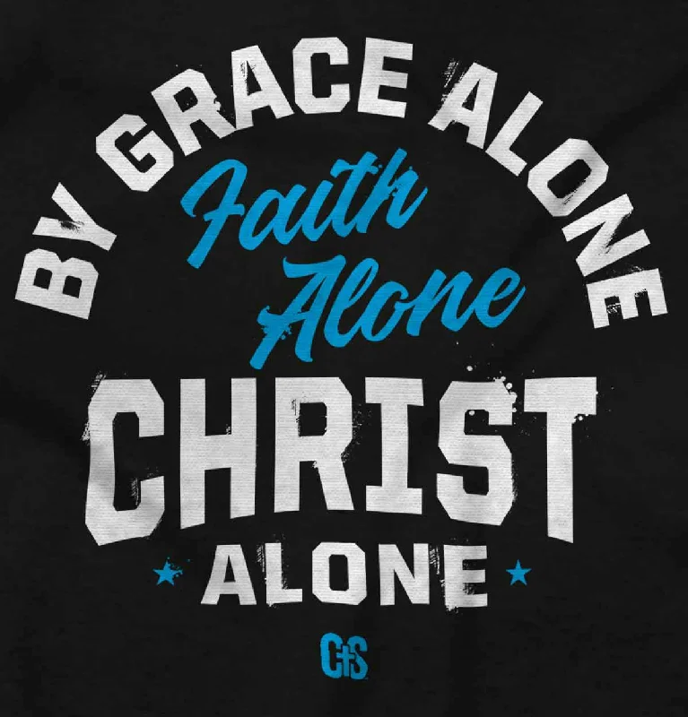 Special Discount Grace Faith Christ Alone Crop Top Crewneck Sweatshirt
