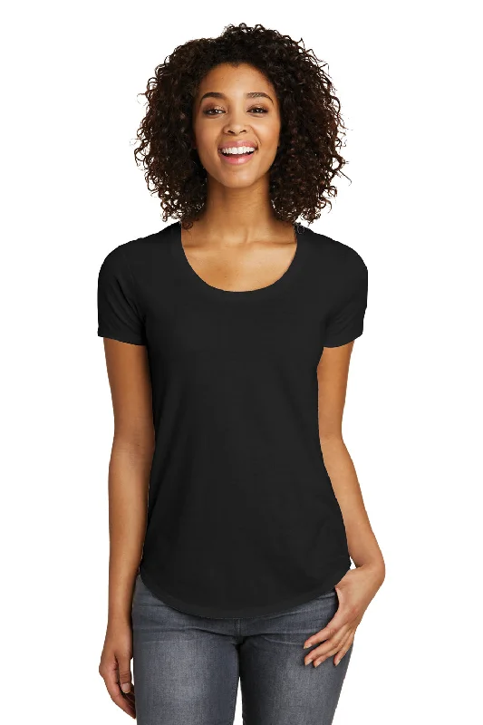 Amazing Deals District Womens Very Important Short Sleeve Crewneck T-Shirt - Black - Closeout