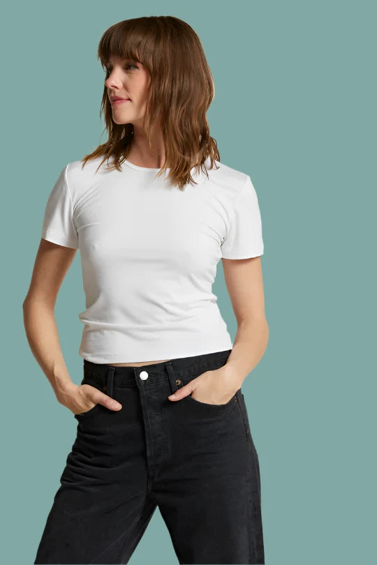 Price Drop Tai Tee - White