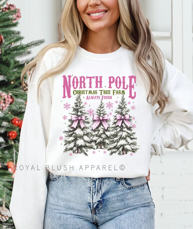 Fantastic Offers North Pole Christmas Tree Farm Sweatshirt