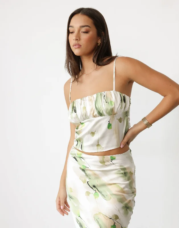 Weekend Steals Await Adoette Cami Top (Water Lily)
