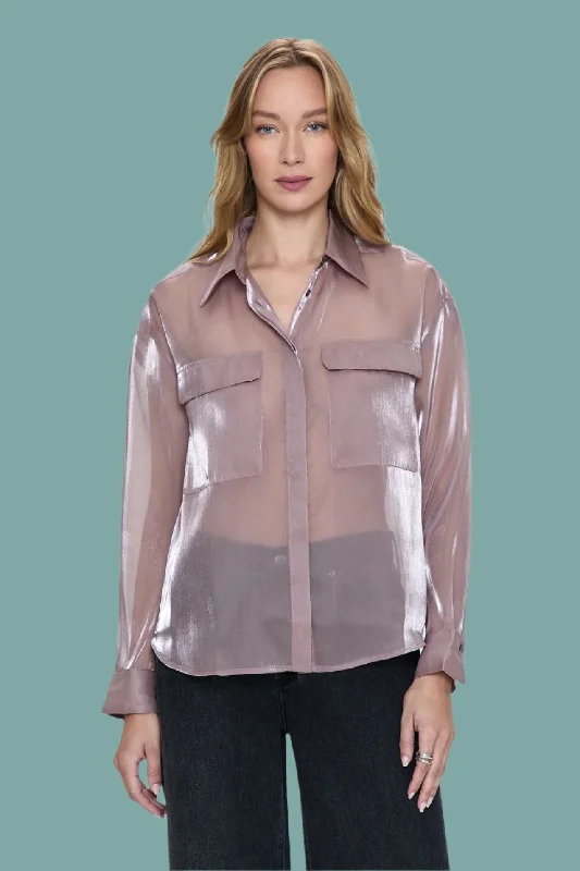Sneak Peek Sale Miranda Sheer Organza Shirt
