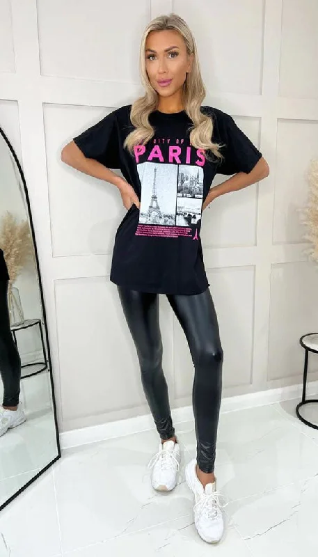 New Deals " CITY OF PARIS " Oversized T-Shirt