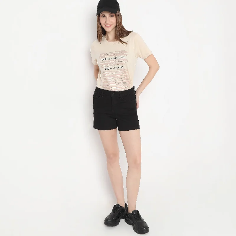 Super Sale Solid Round Neck T-Shirt