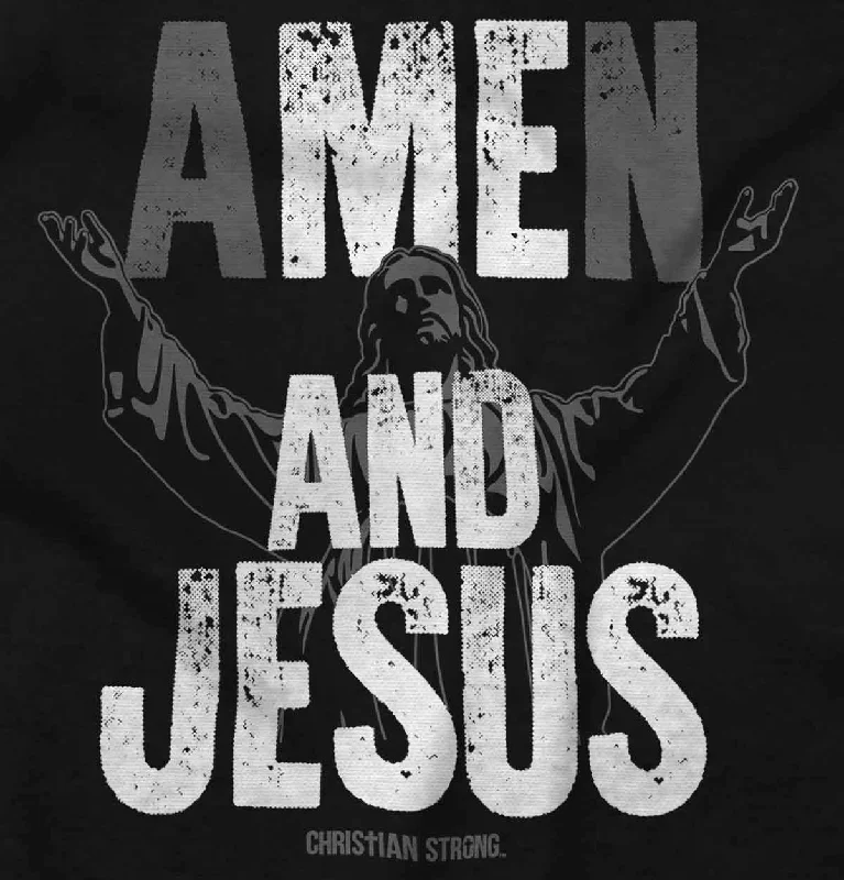 Blowout Deals Me and Jesus Crop Top Crewneck Sweatshirt